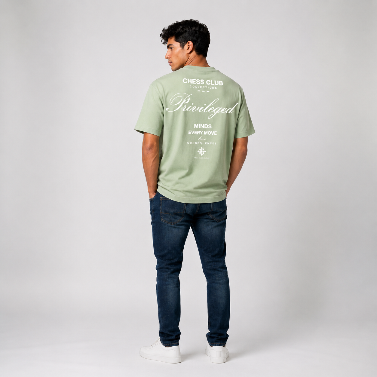 EVERY MOVE HAS CONSEQUENCE PISTACHIO OVERSIZED