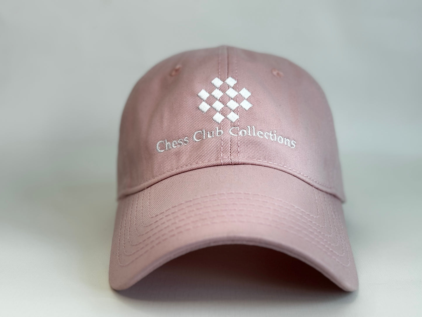 Soft Pink Chess Club Collections Dad Hat