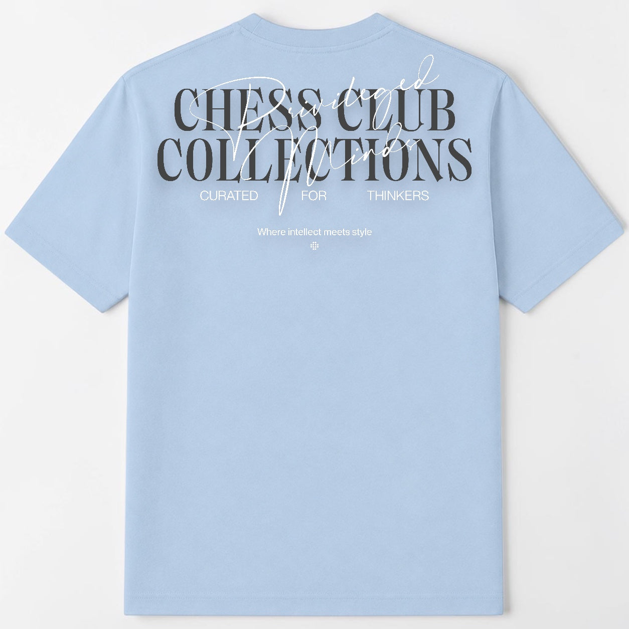 CURATED FOR THINKER OVERSIZED COOL BLUE