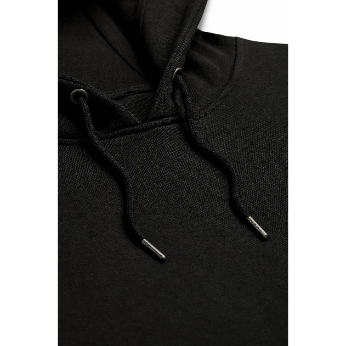 Black Organic Cotton Hooded Sweatshirt Privileged Minds