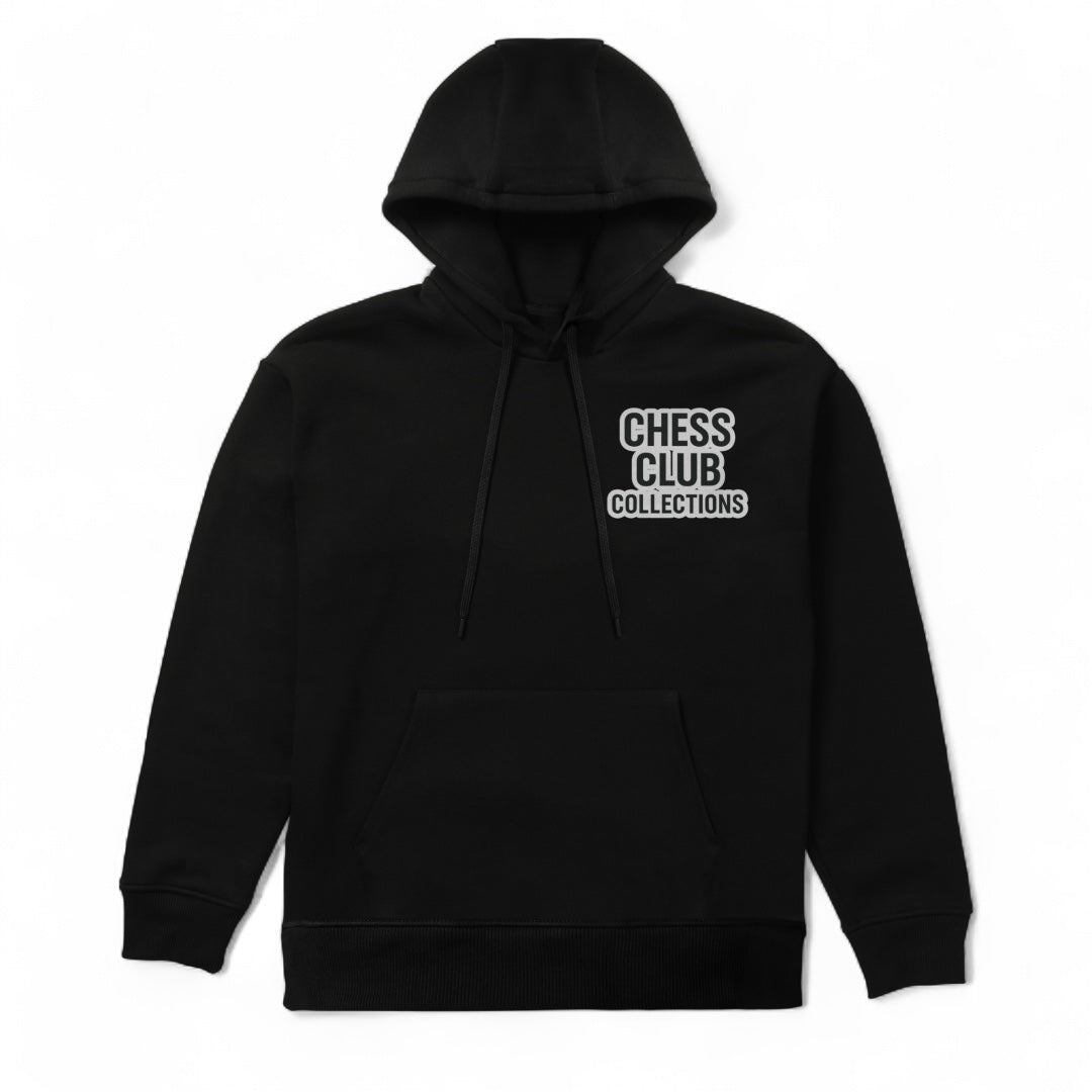 Black Chess Club Collections Heavy Organic Hoddie