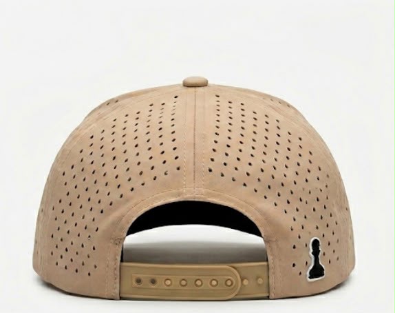 5 Panels Rubber Patch Hat Sand