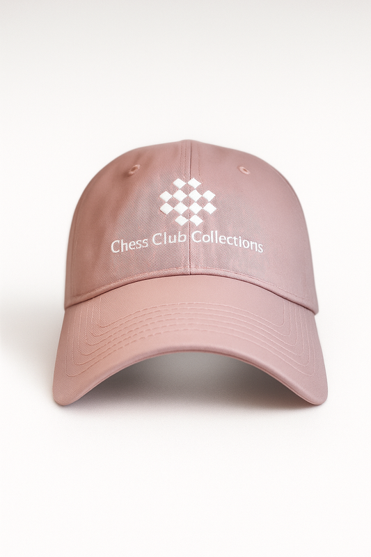 Soft Pink Chess Club Collections Dad Hat