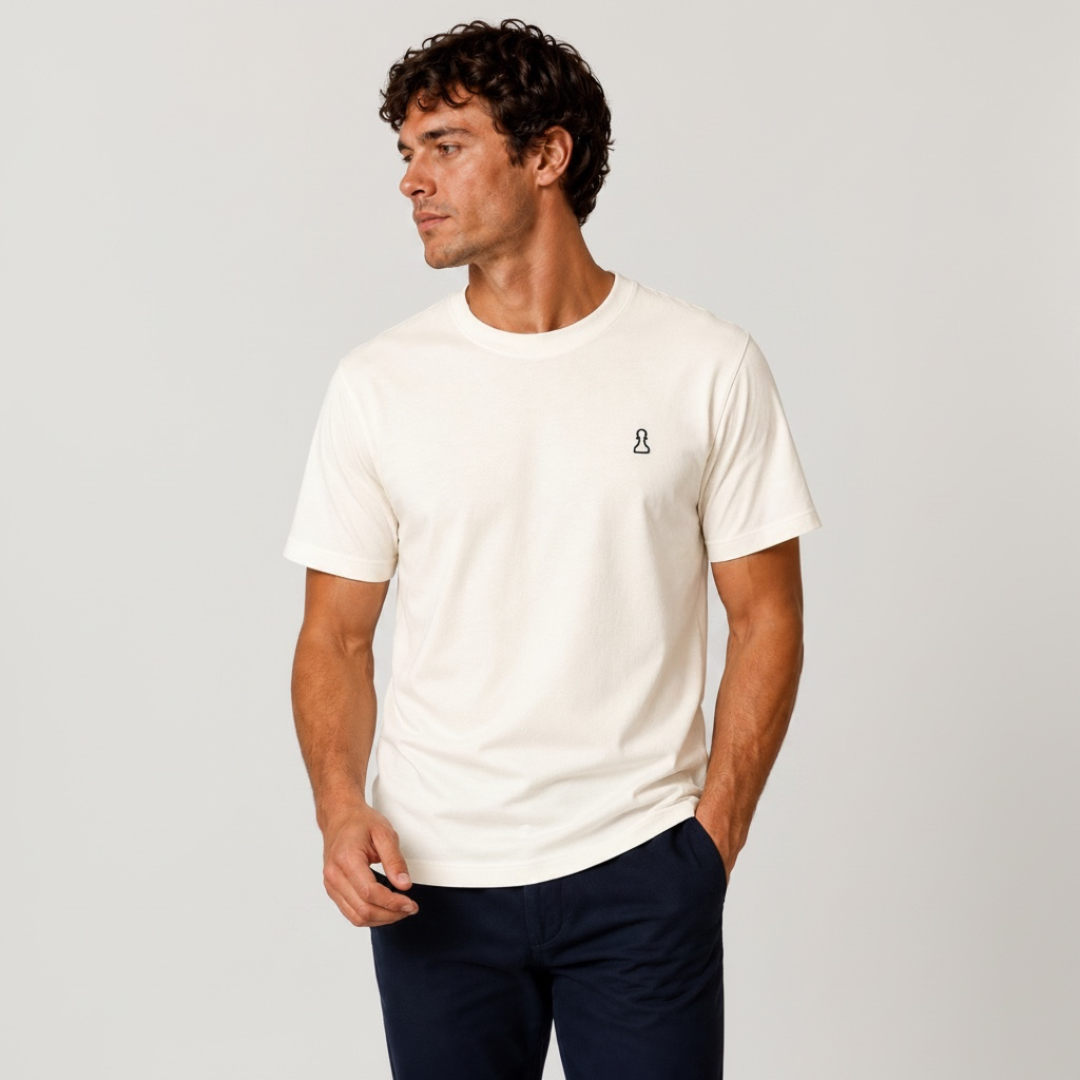 White Pawn Collection Supima® 100% Cotton T-Shirt