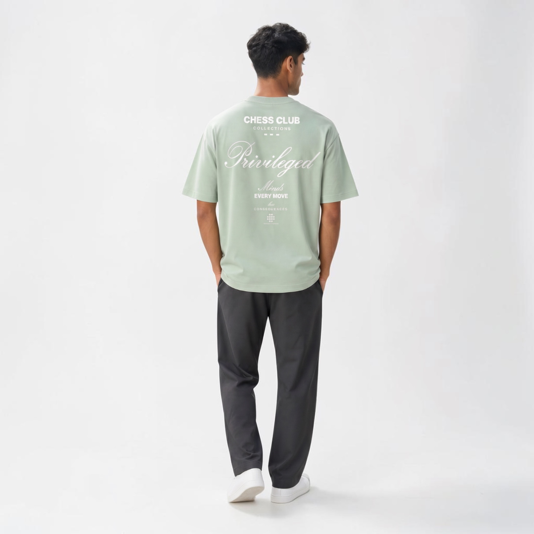 EVERY MOVE HAS CONSEQUENCE PISTACHIO OVERSIZED