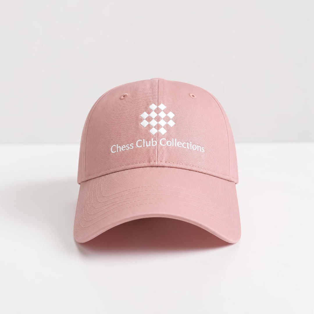 Soft Pink Chess Club Collections Dad Hat