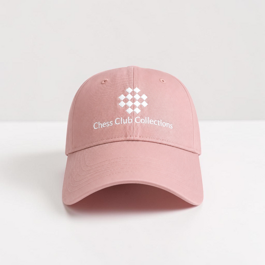 Soft Pink Chess Club Collections Dad Hat