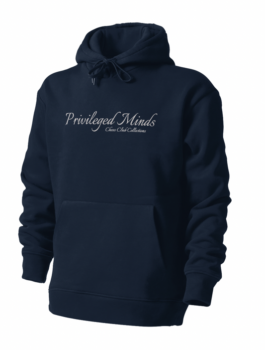 Navy Organic Cotton Hooded Sweatshirt Privileged Minds