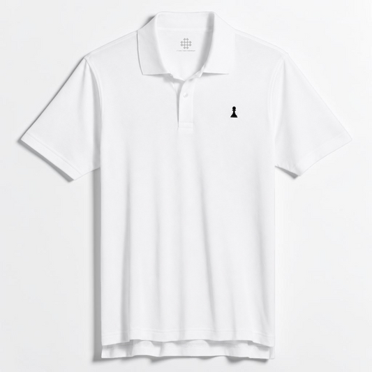 White Polo Pawn™ | Pima Collection