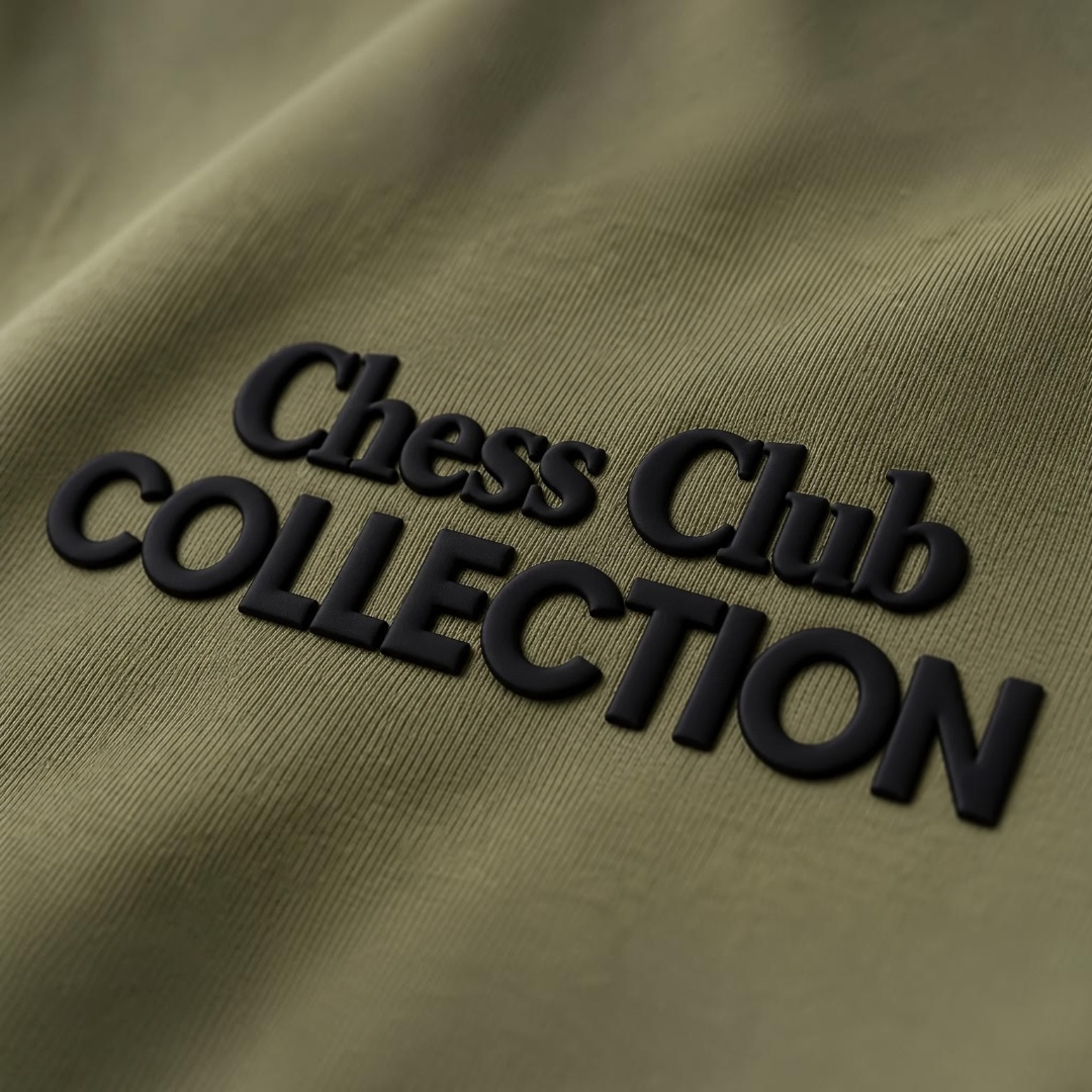Olive Chess Club Collections Crop Tee